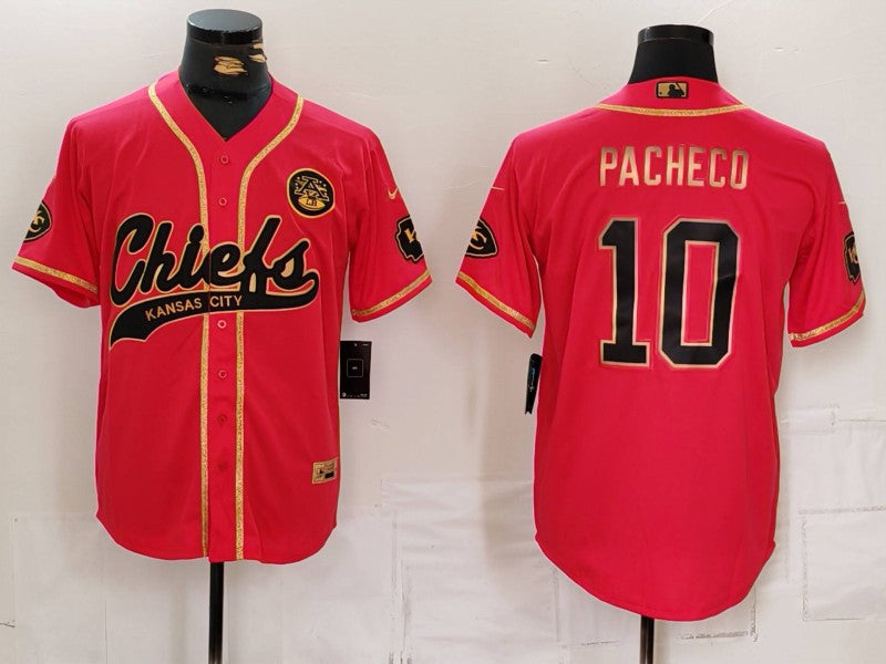 Men's Kansas City Chiefs Isiah Pacheco #10 Red Player Game Jerseys