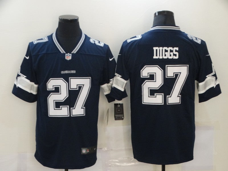 Men's Dallas Cowboys Trevon Diggs #27 Navy Game Player Jerseys