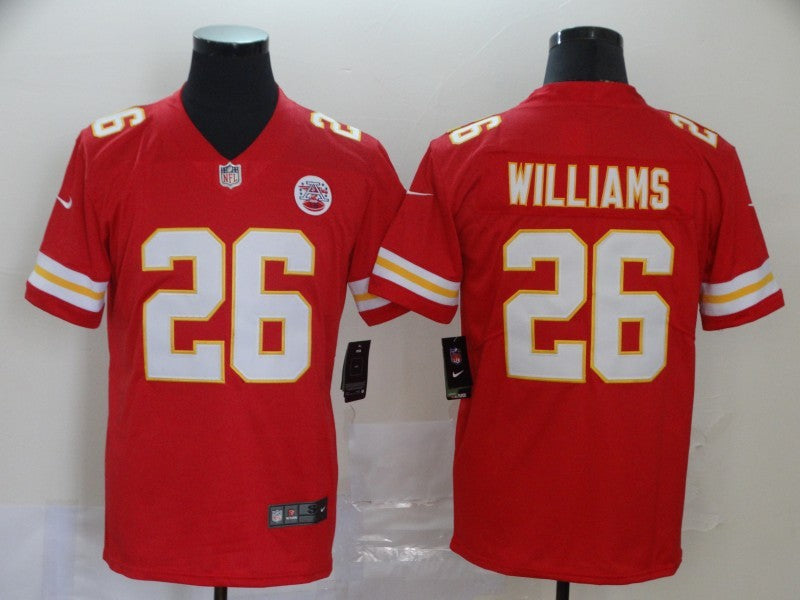 Men's Kansas City Chiefs Damian Williams #26 Red Game Jerseys