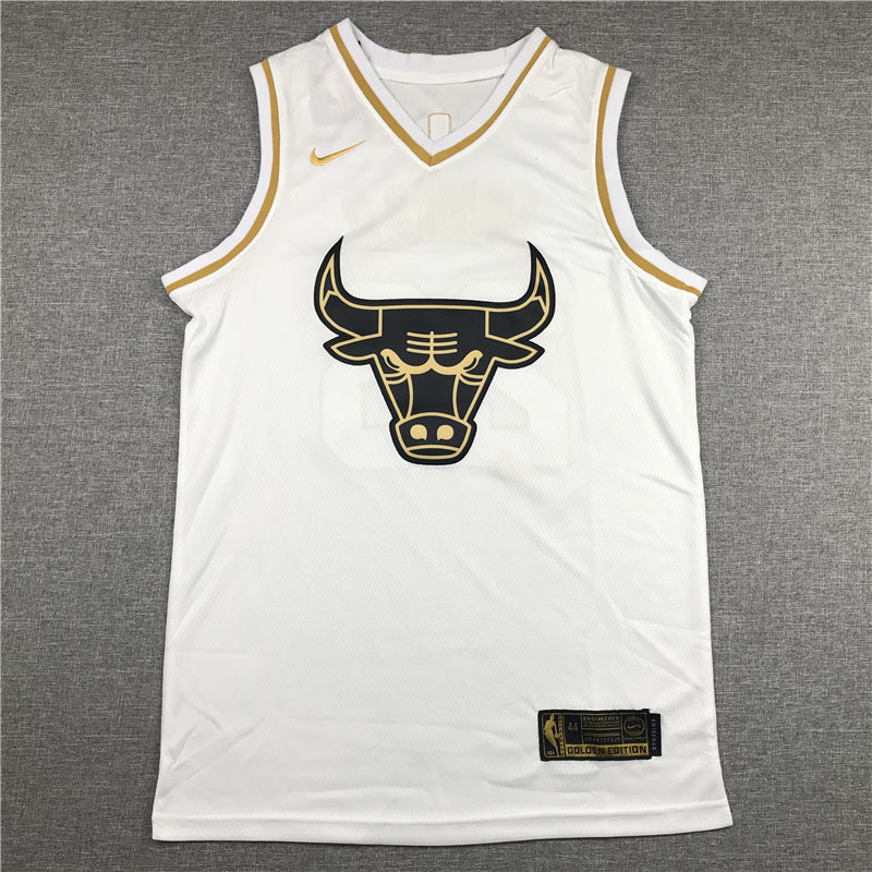 Men's Chicago Bulls Michael Jordan #23 White Classics Swingman Player Jerseys