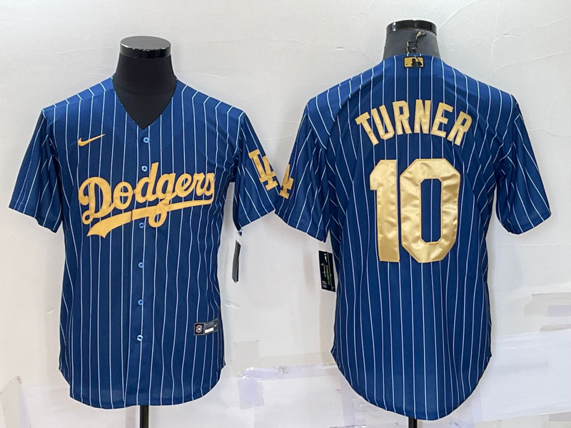 Men's Los Angeles Dodgers Justin Turner #10 Blue Player Jerseys