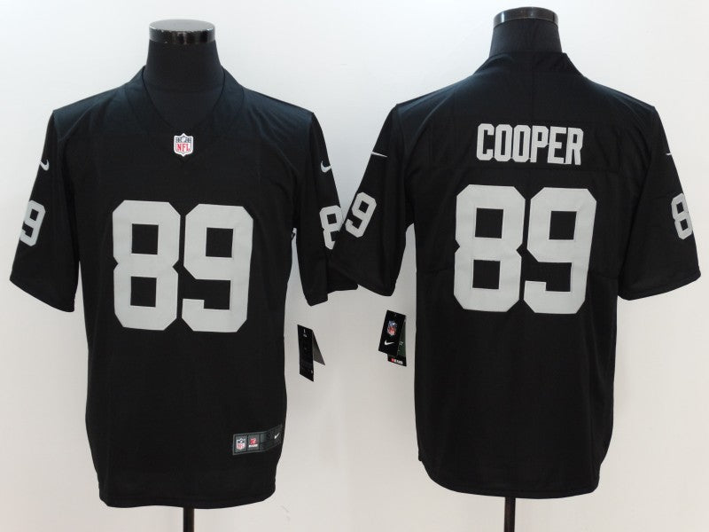 Men's Las Vegas Raiders Amari Cooper #89 Black Game Jerseys