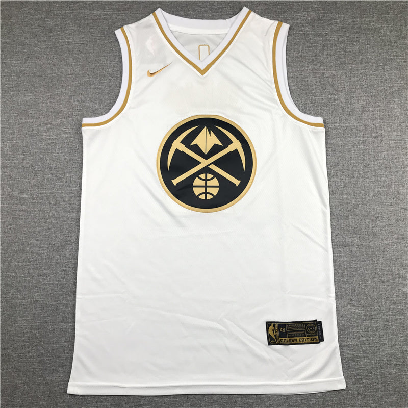 Men's Denver Nuggets Nikola Jokic #15 White Swingman Player Jerseys