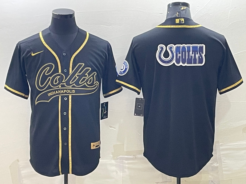 Men's Indianapolis Colts Black Game Jerseys