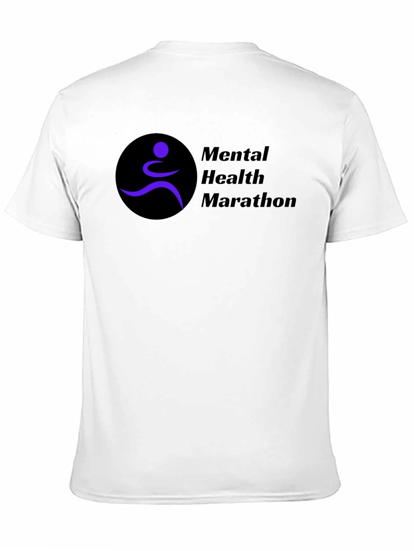 Mental Health Marathon Black T-Shirt