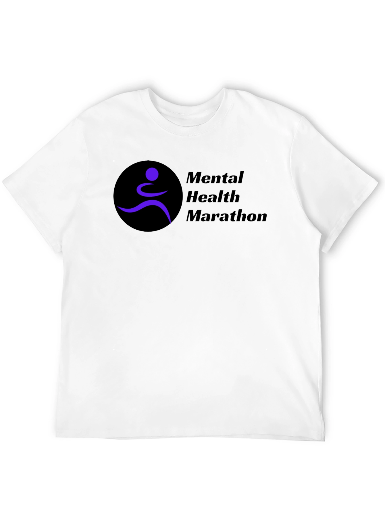 Mental Health Marathon Black T-Shirt