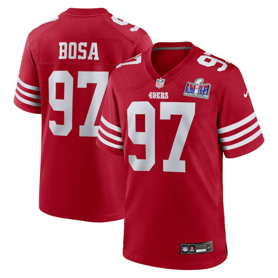 Men���s Xavier Worthy Red LIX Championship Game Stitched Jersey