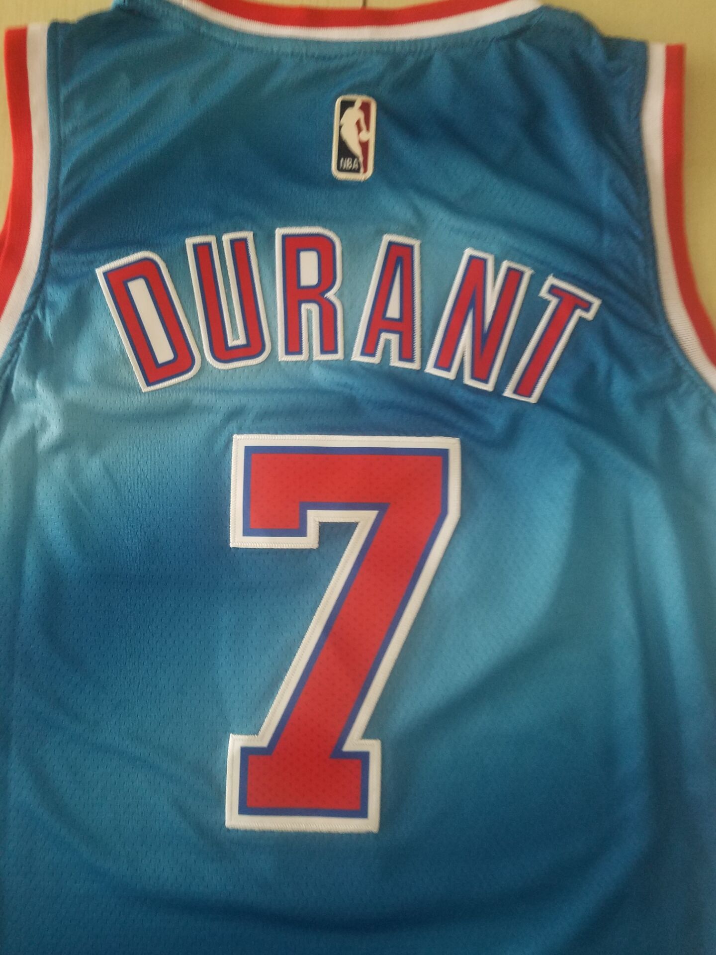 Men's Brooklyn Nets Kevin Durant #7 Blue Swingman Player Jerseys