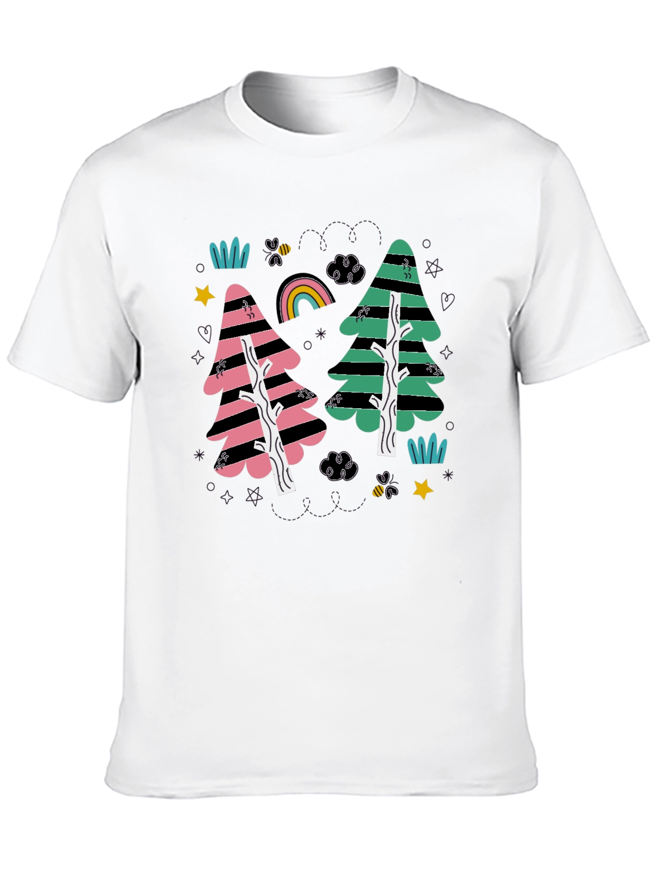 Funky Forest Black Tee