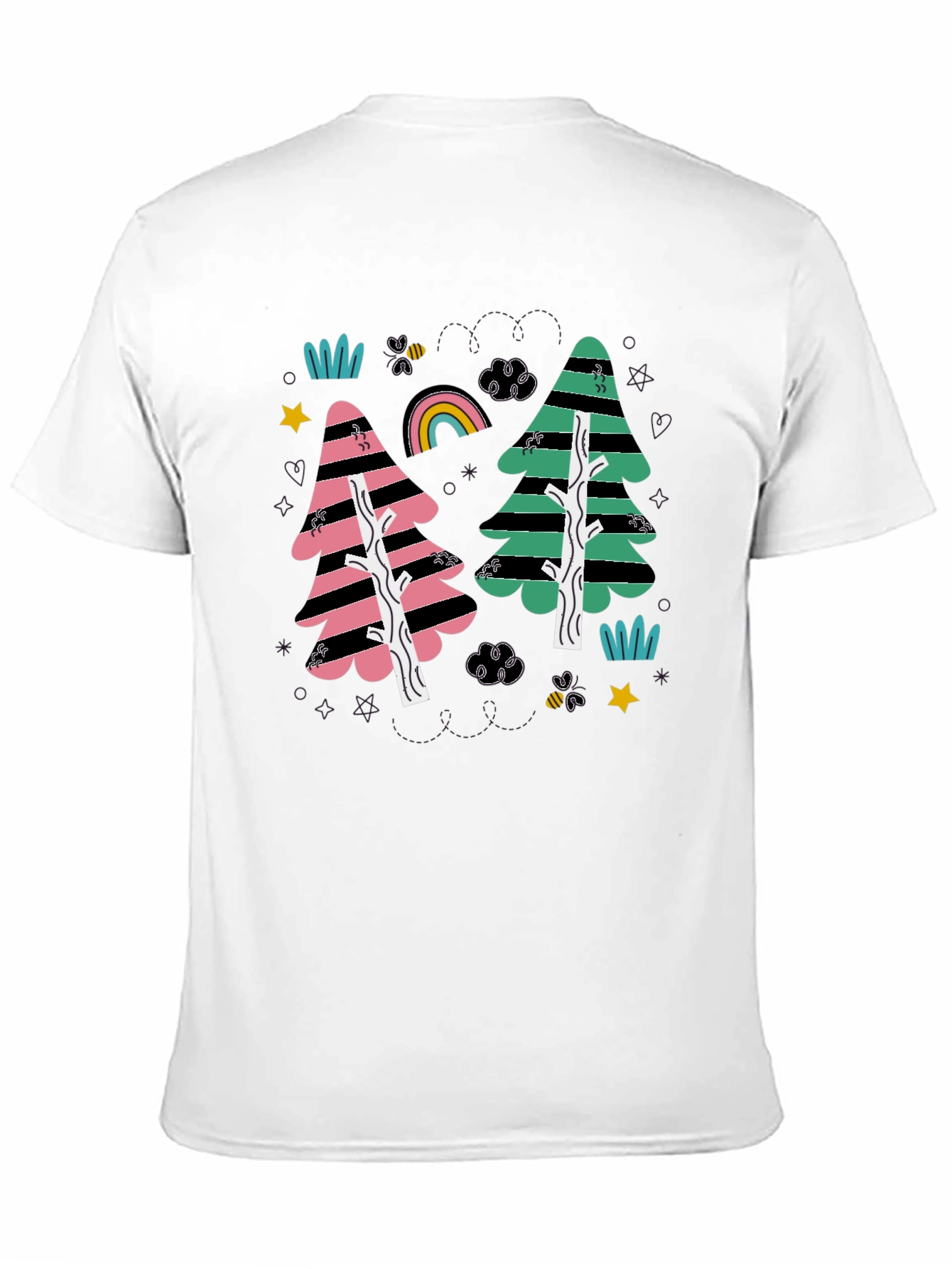 Funky Forest Black Tee