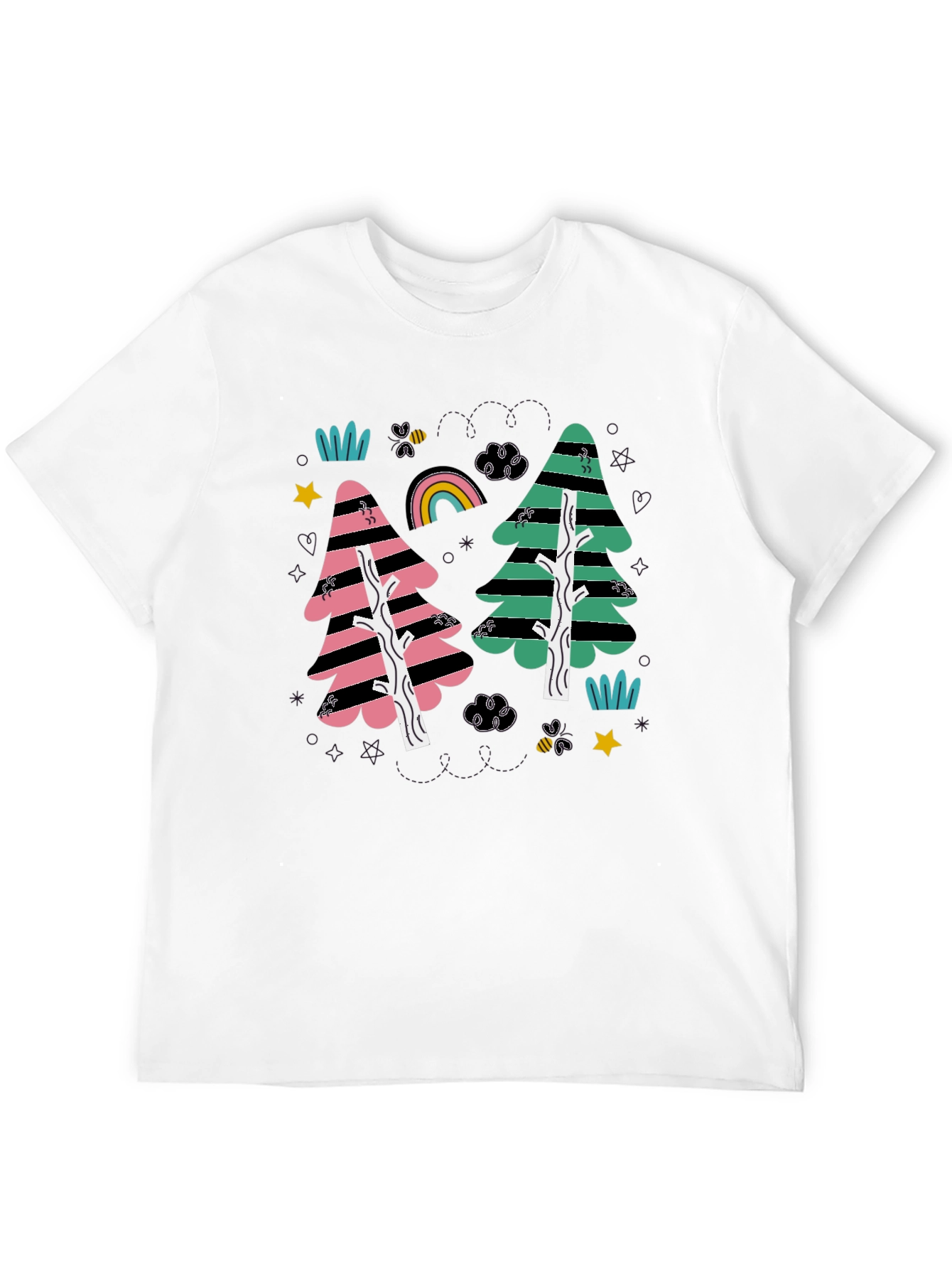 Funky Forest Black Tee
