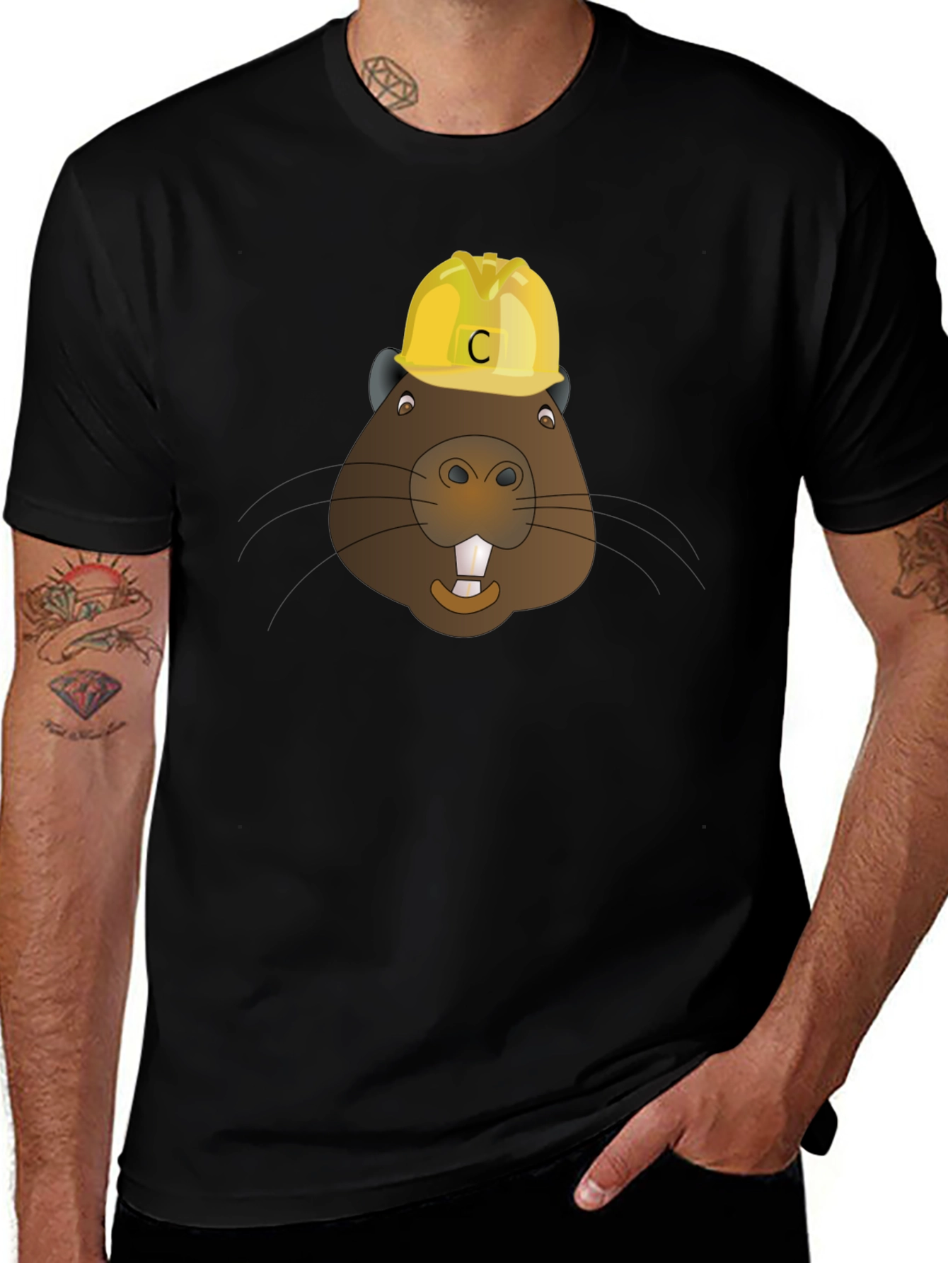 Beaver Builder T-Shirt - Cartoon Graphic Tee