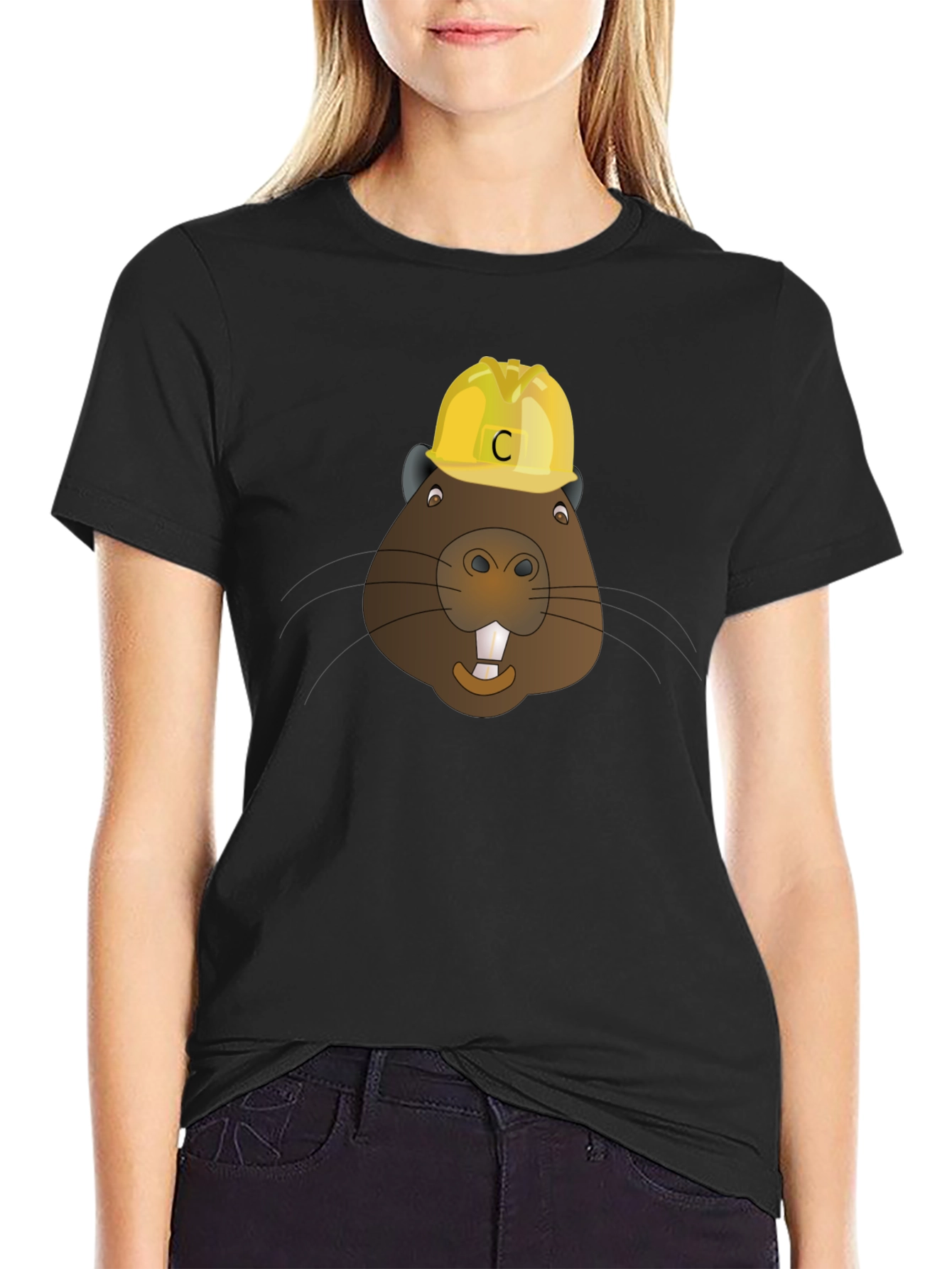 Beaver Builder T-Shirt - Cartoon Graphic Tee