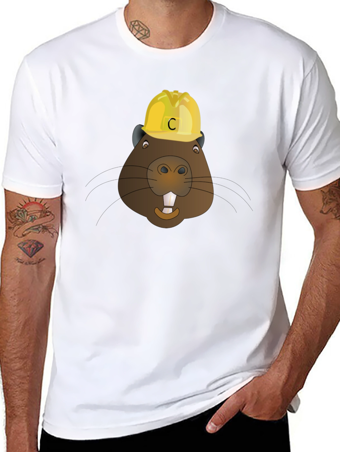 Beaver Builder T-Shirt - Cartoon Graphic Tee