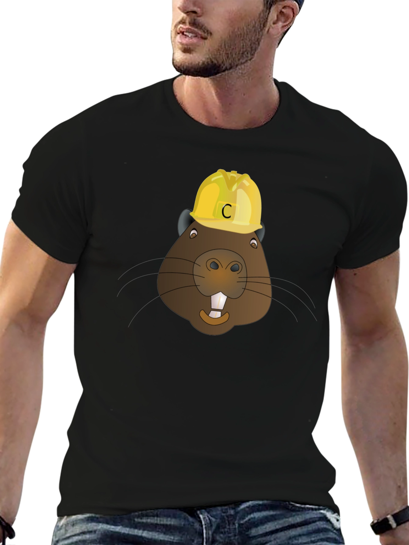 Beaver Builder T-Shirt - Cartoon Graphic Tee