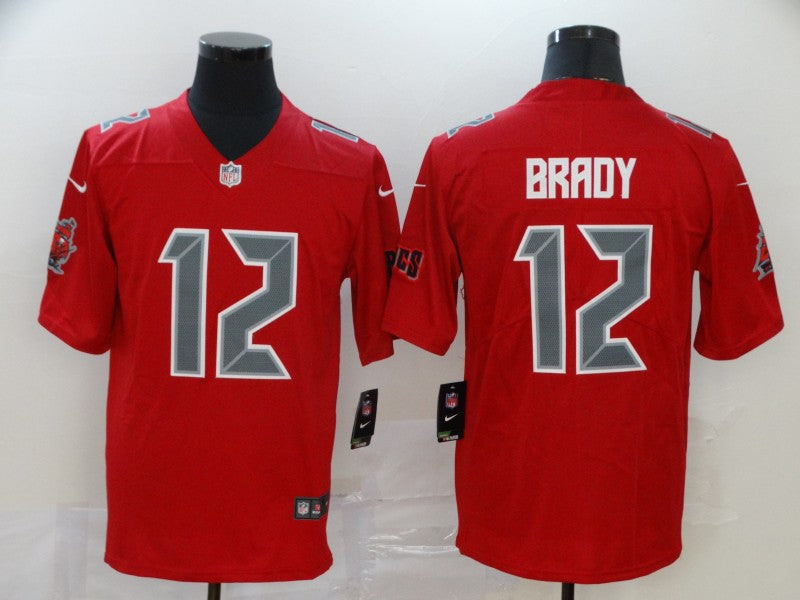 Men's Tampa Bay Buccaneers Tom Brady #12 Red Player Game Jerseys