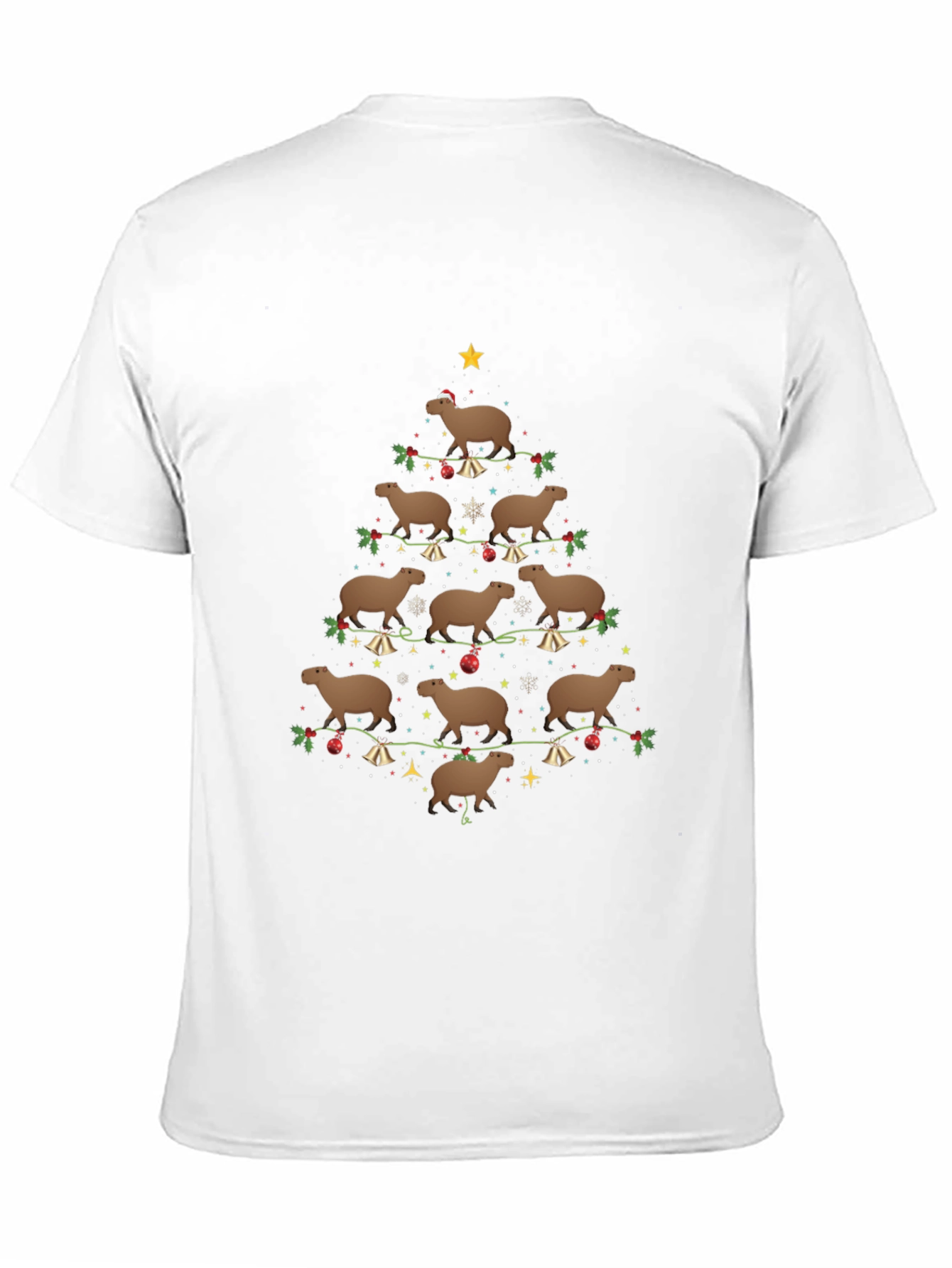 Capybara Christmas Tree T-Shirt