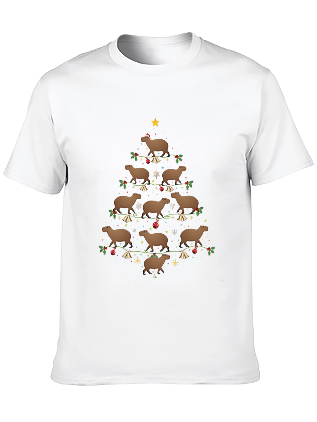 Capybara Christmas Tree T-Shirt