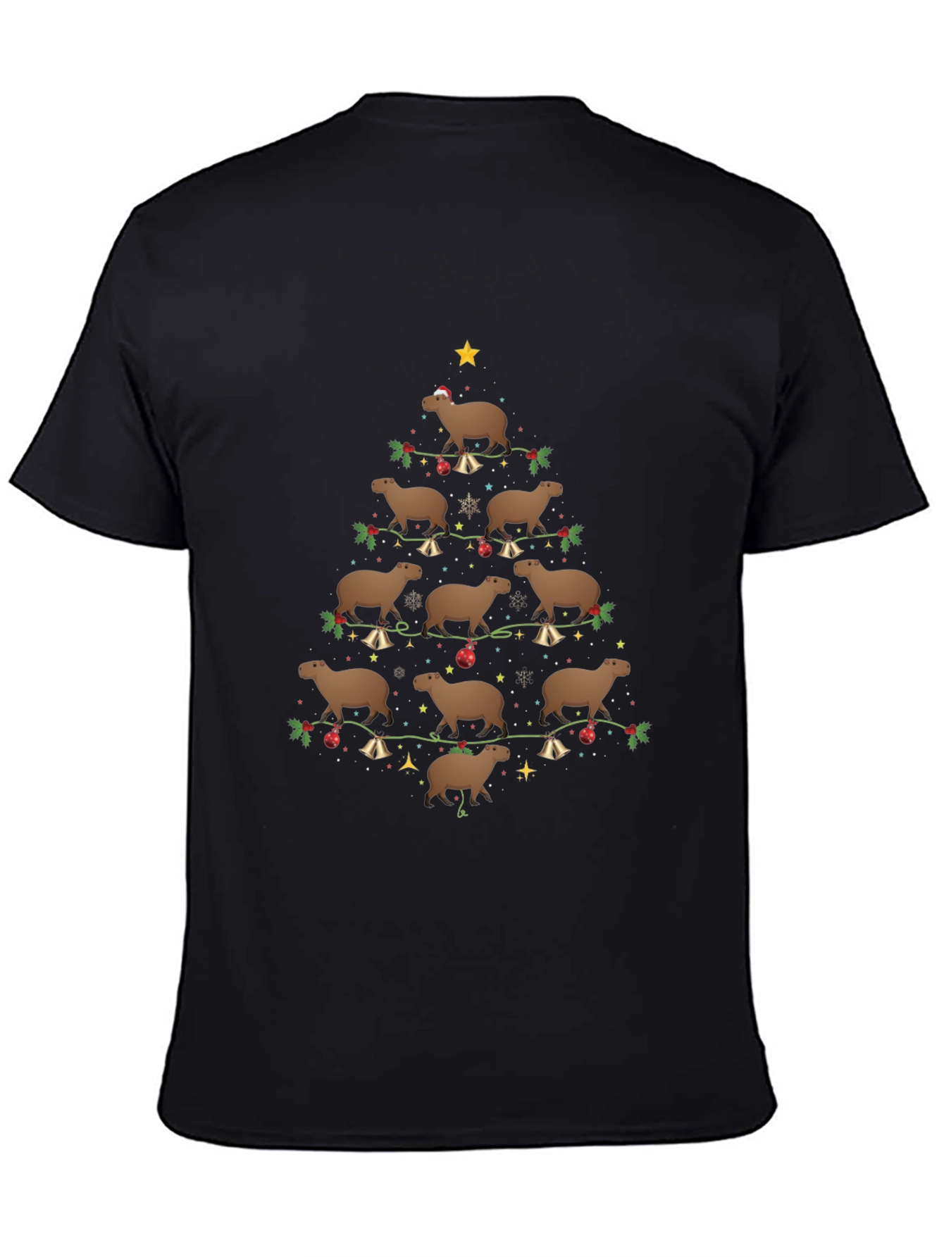 Capybara Christmas Tree T-Shirt