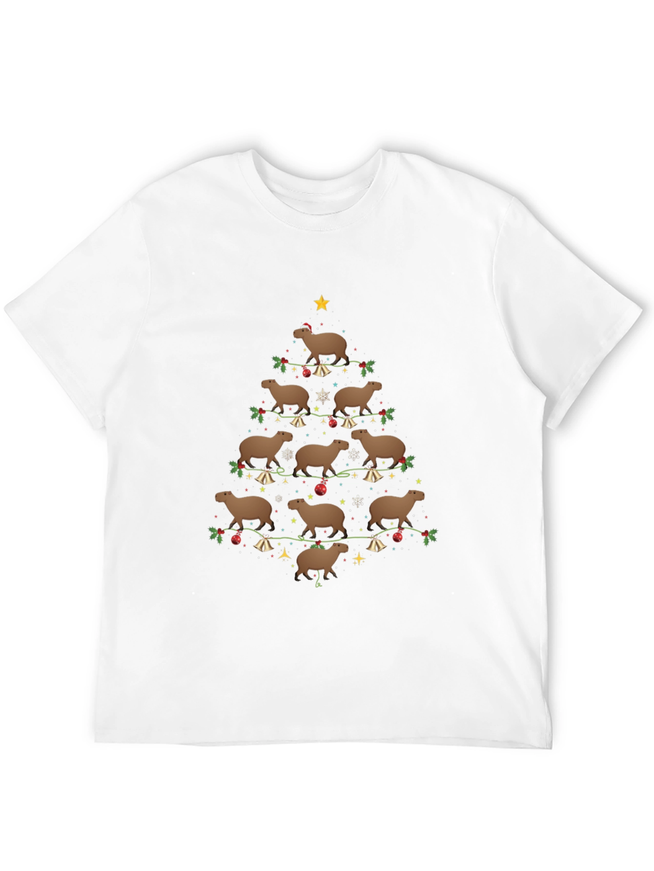 Capybara Christmas Tree T-Shirt