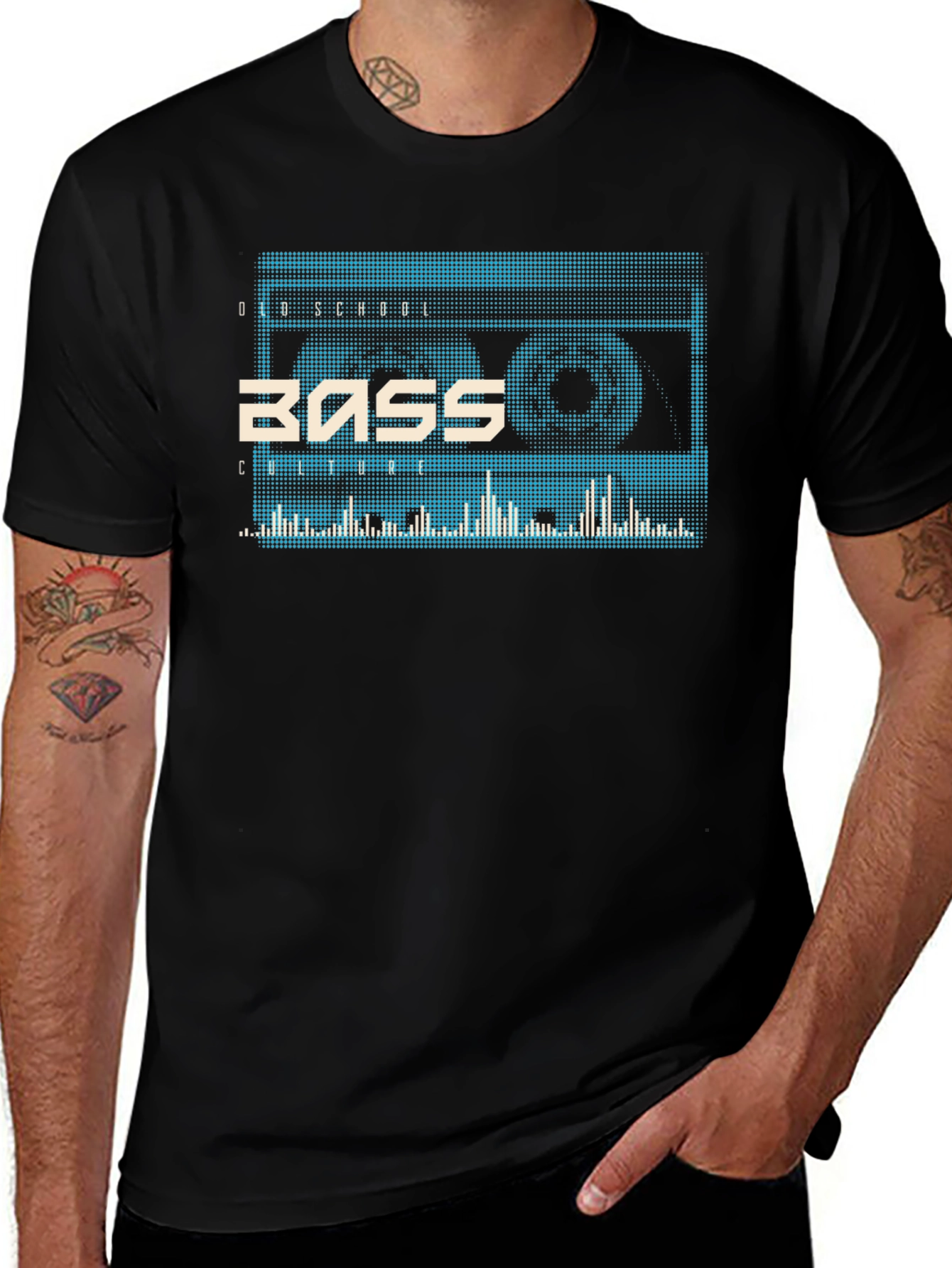 Old School Bass Culture Graphic Tee