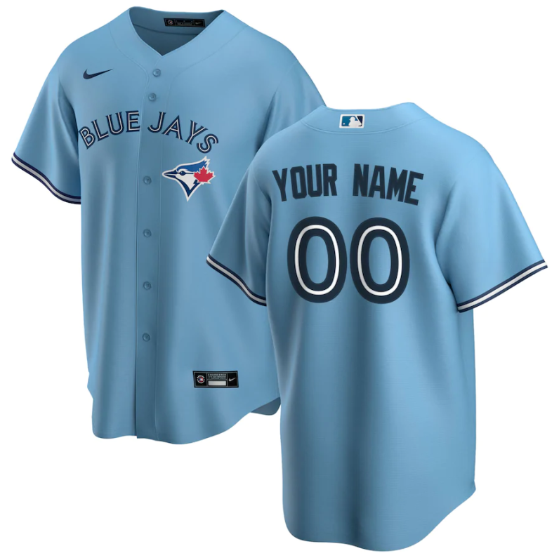 Men's Toronto Blue Jays Blue Replica Custom Jerseys