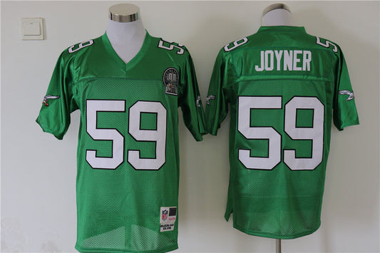 Men's Philadelphia Eagles Seth Joyner Mitchell & Ness Kelly Green Legacy Replica Jerseys