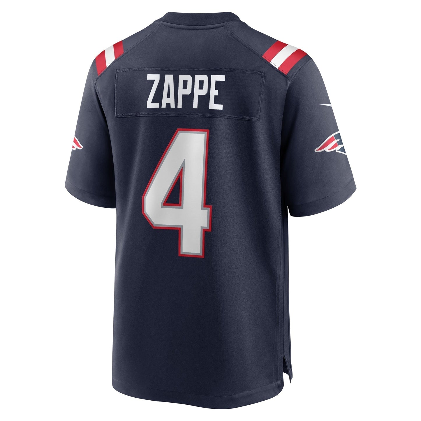Bailey Zappe New England Patriots Nike Game   Jersey - Navy
