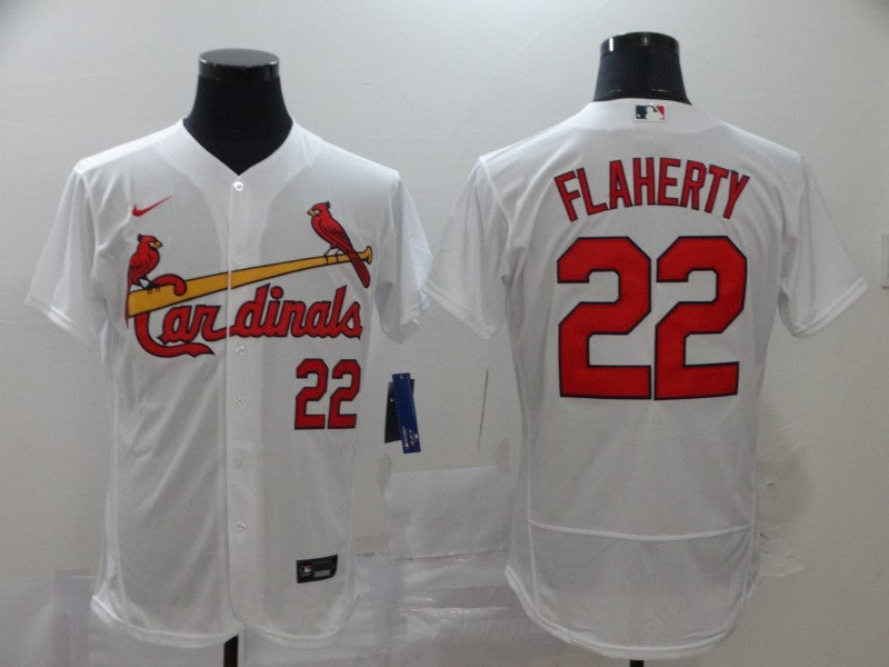 Men's St. Louis Cardinals Jack Flaherty #22 White Replica Baseball Jerseys
