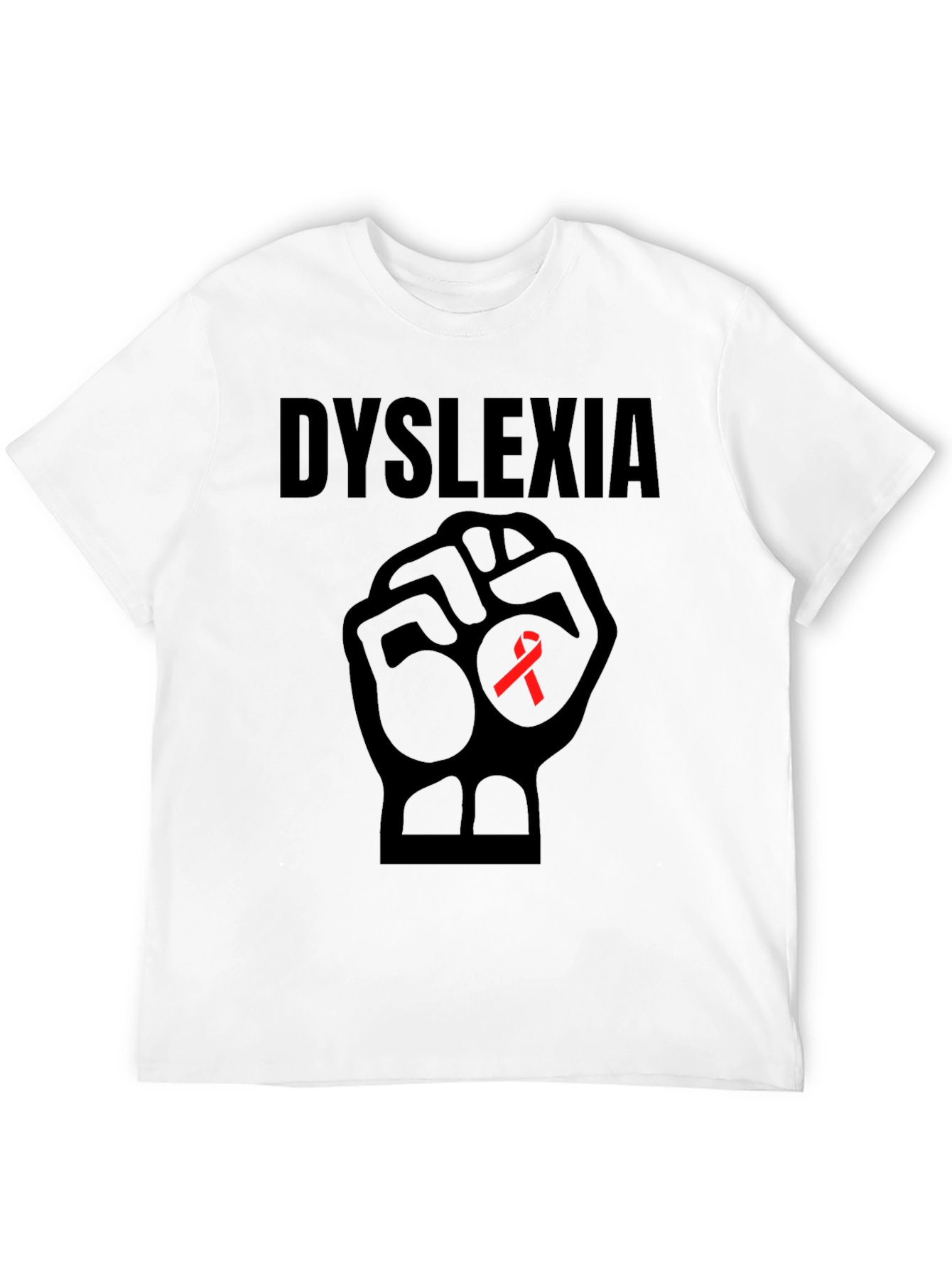 Dyslexia Awareness Fist T-Shirt