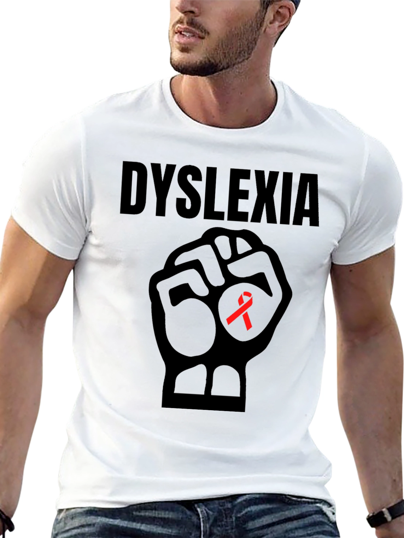 Dyslexia Awareness Fist T-Shirt
