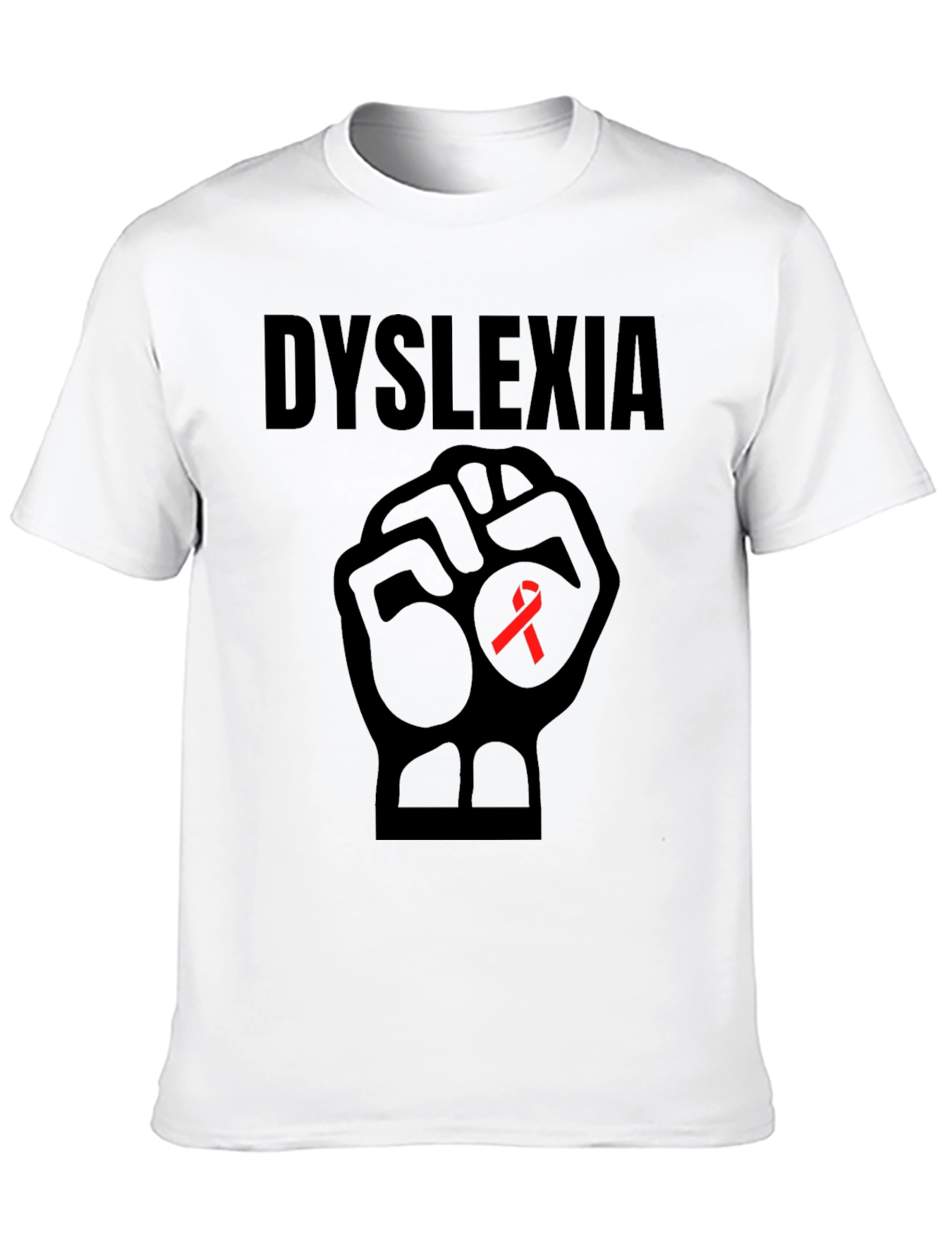 Dyslexia Awareness Fist T-Shirt
