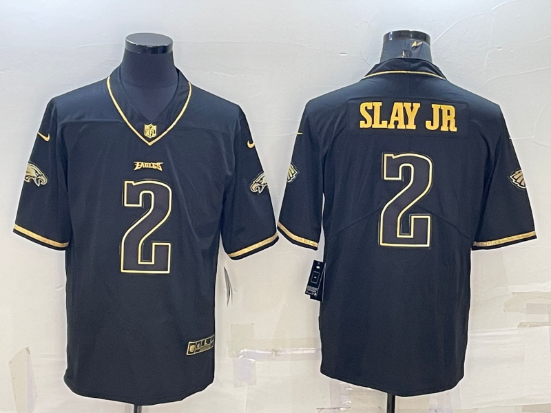 Men's Philadelphia Eagles Darius Slay Jr. #2 Black Player Jerseys