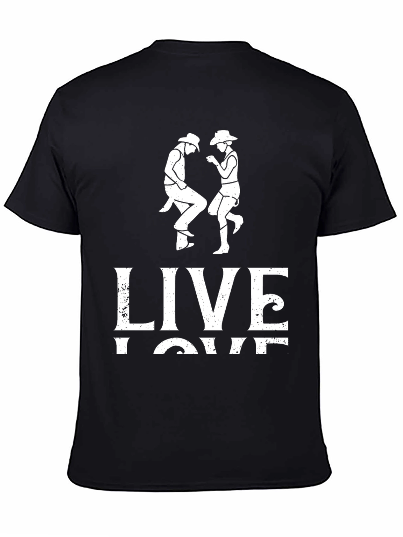 Live Love Line Dance Graphic T-Shirt