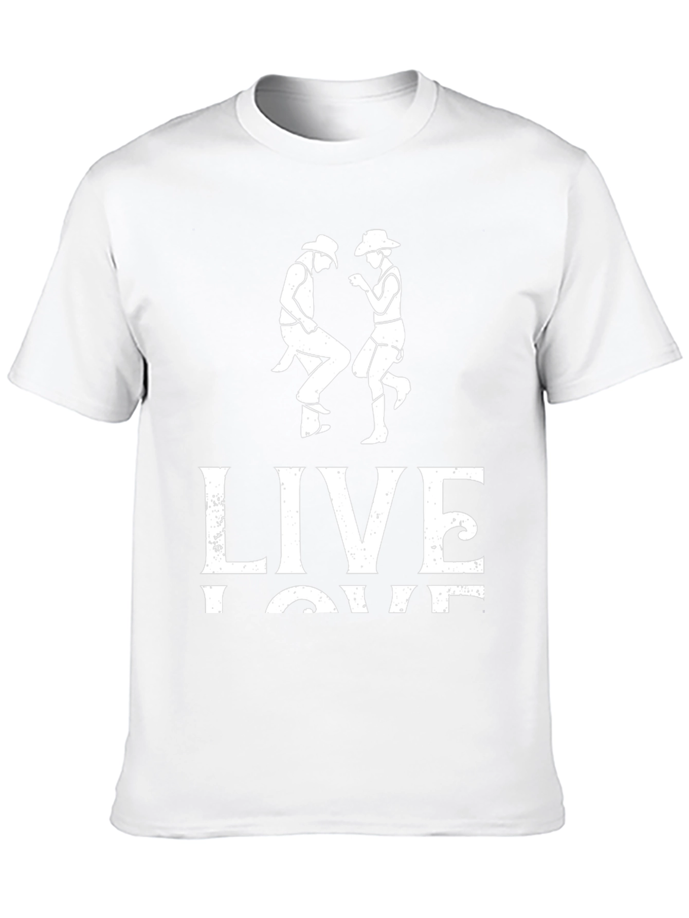 Live Love Line Dance Graphic T-Shirt
