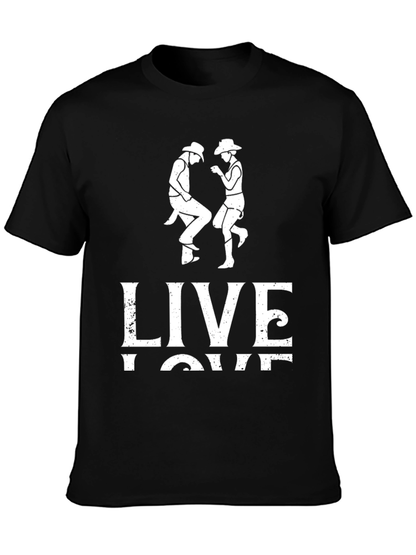 Live Love Line Dance Graphic T-Shirt