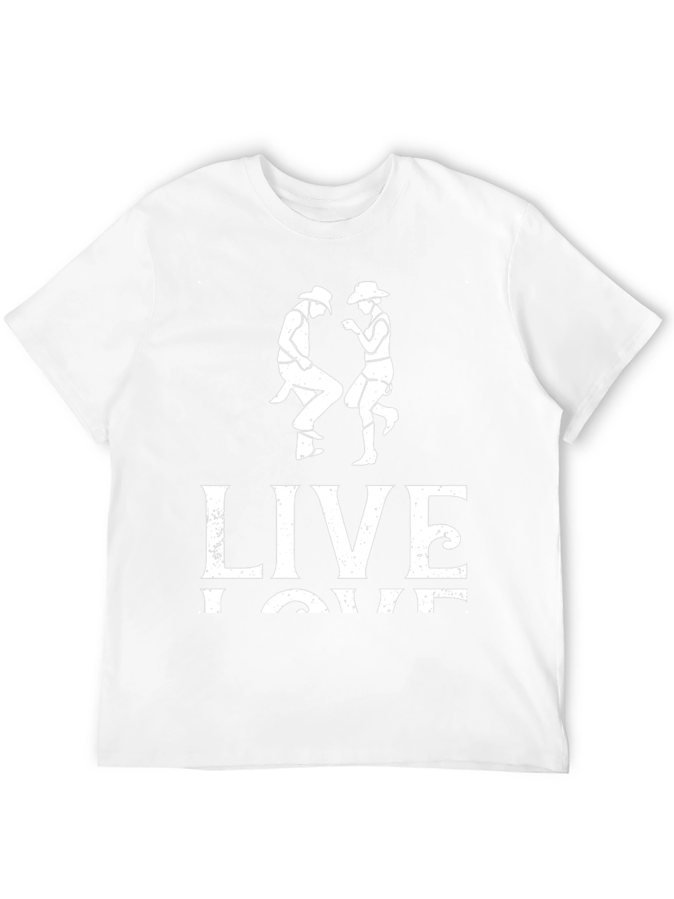 Live Love Line Dance Graphic T-Shirt