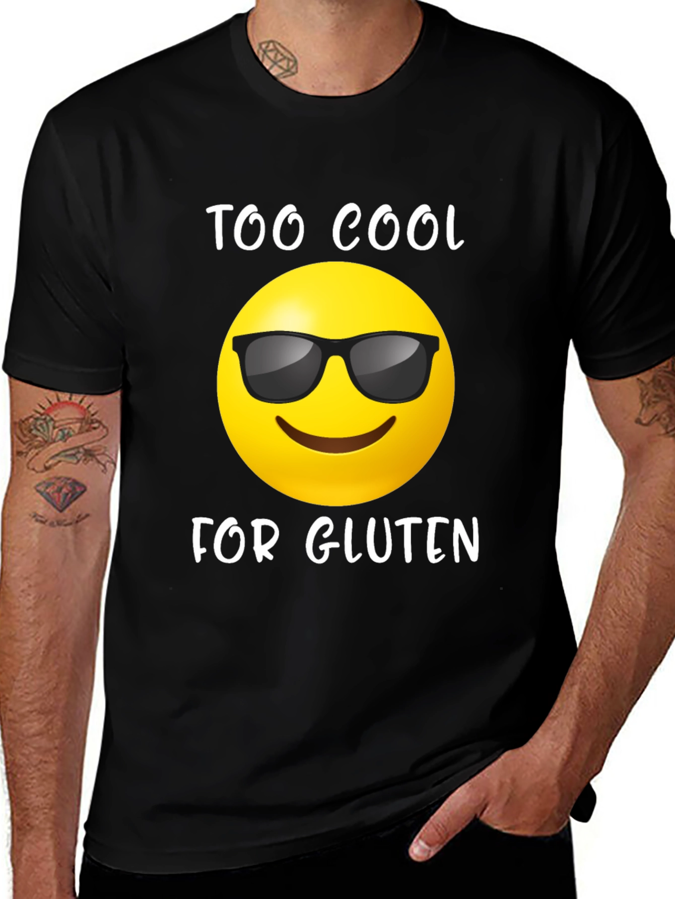 Too Cool for Gluten Graphic Tee