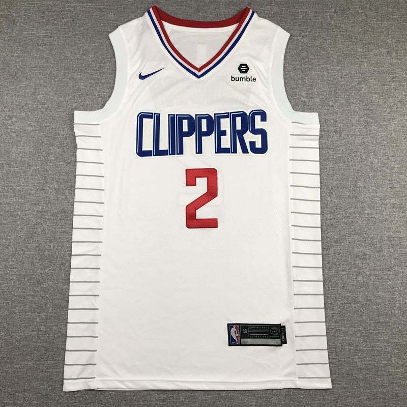 Men's LA Clippers Kawhi Leonard Nike White 2022/23 Swingman Jerseys - Association Edition