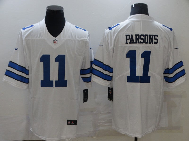 Men's Dallas Cowboys Micah Parsons #11 White Fashion Game Jerseys