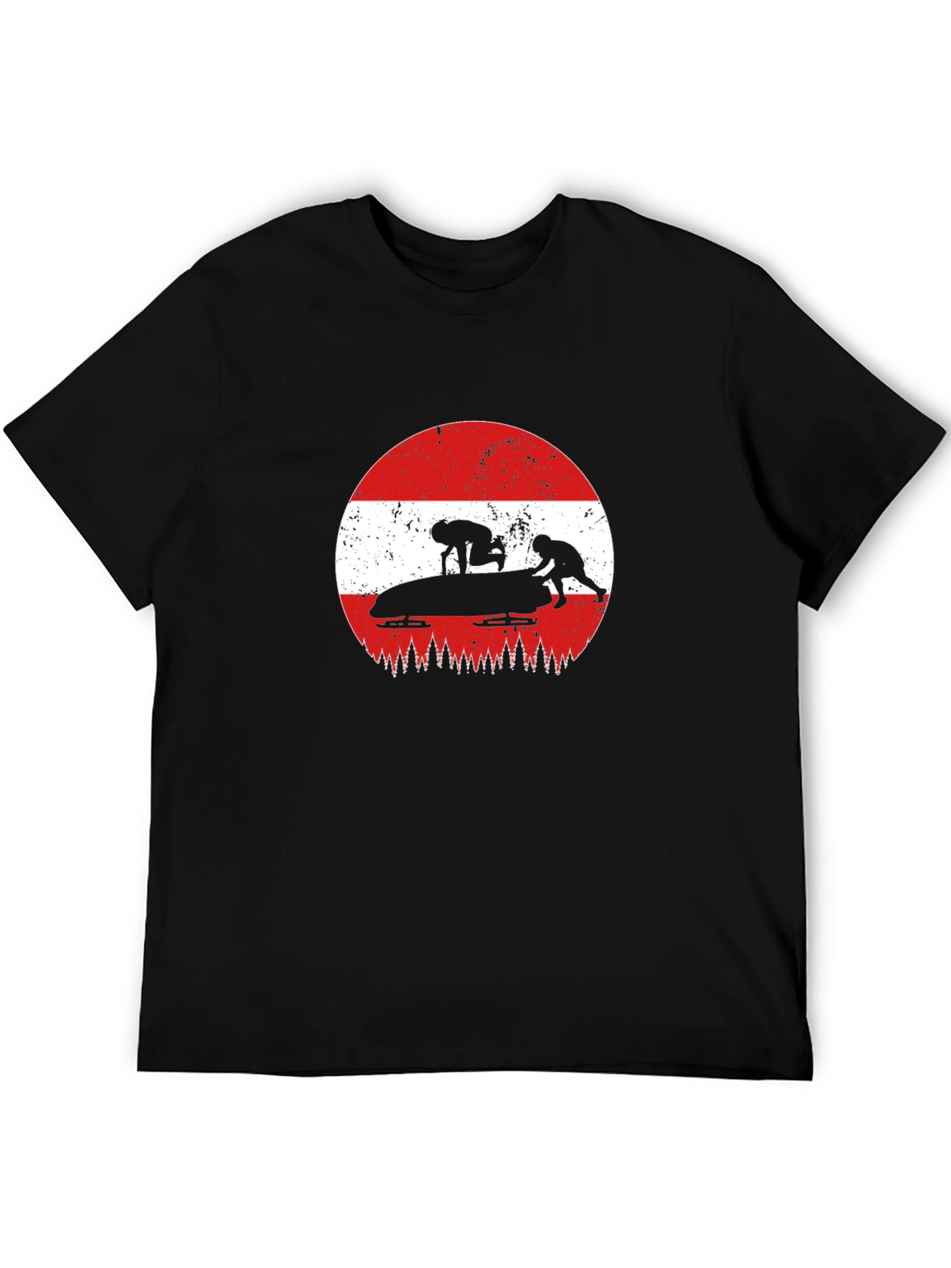 Austria Bobsledding Graphic T-Shirt
