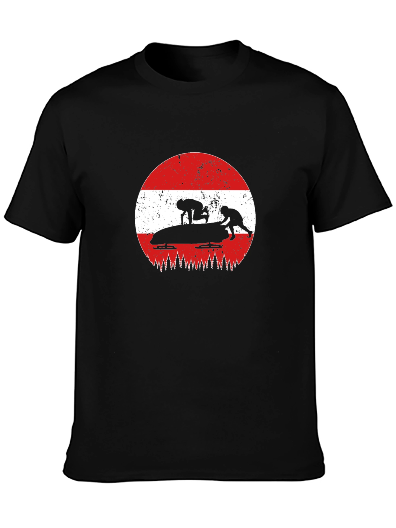 Austria Bobsledding Graphic T-Shirt