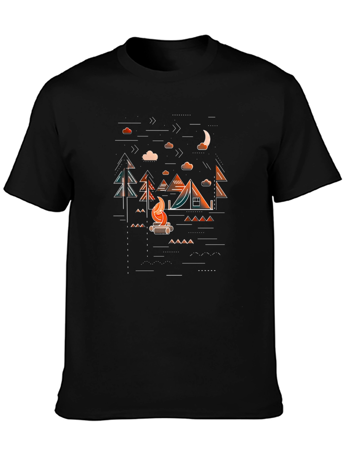 Camping Adventure Graphic T-Shirt
