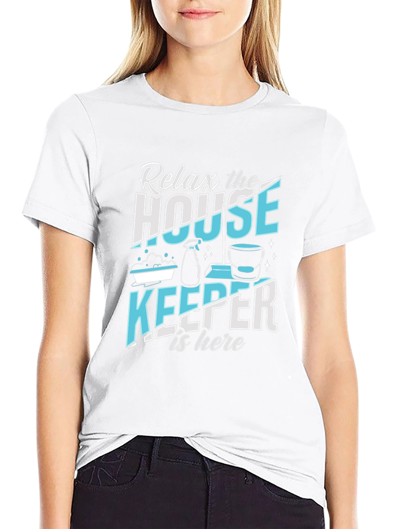 Relax Housekeeper T-Shirt - Cleaning Crew Apparel