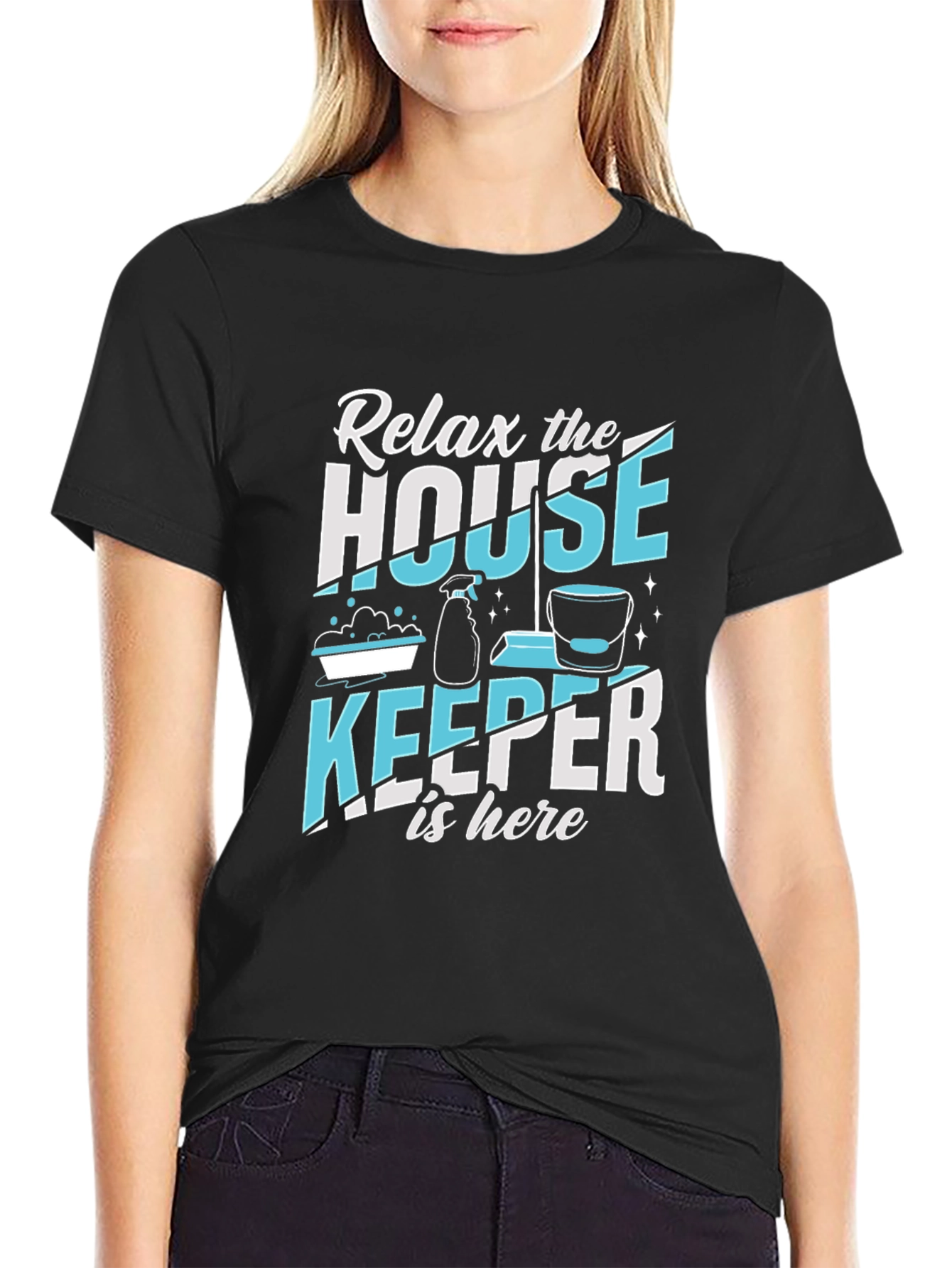 Relax Housekeeper T-Shirt - Cleaning Crew Apparel