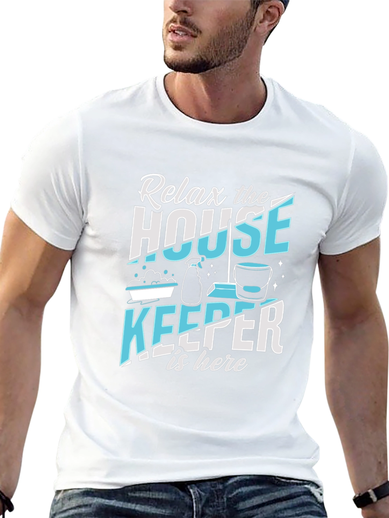 Relax Housekeeper T-Shirt - Cleaning Crew Apparel