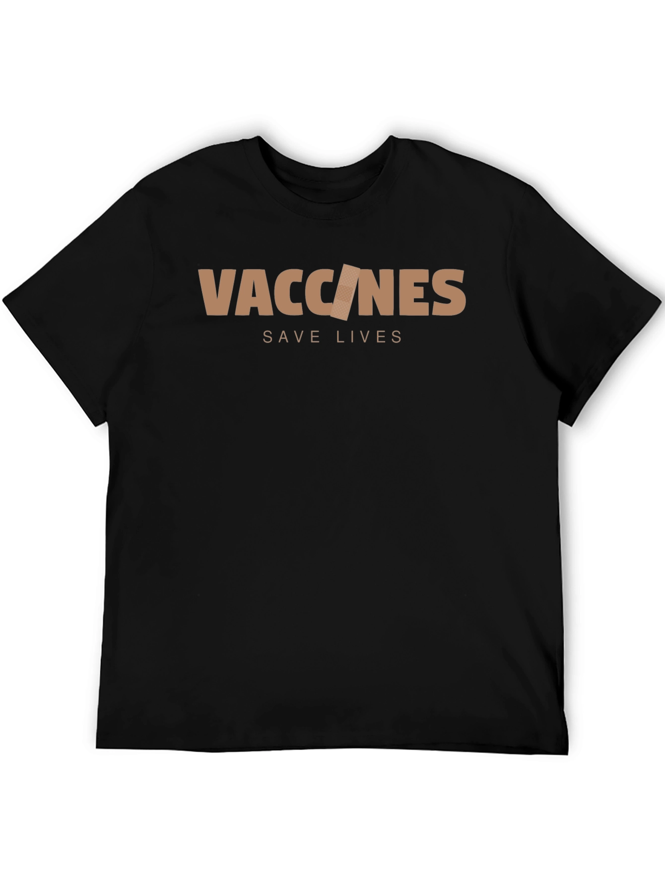 Vaccines Save Lives Graphic Tee - Black