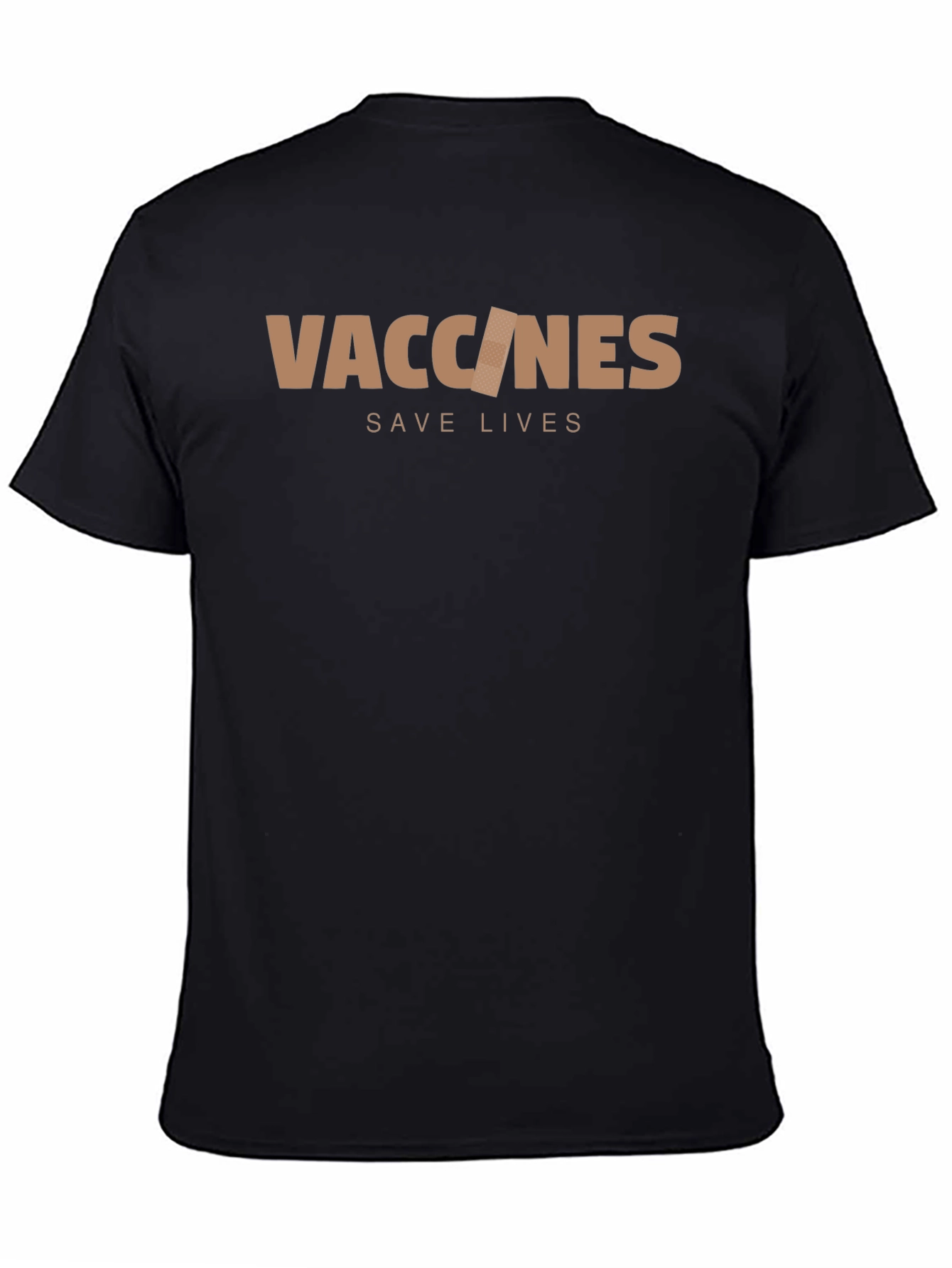 Vaccines Save Lives Graphic Tee - Black