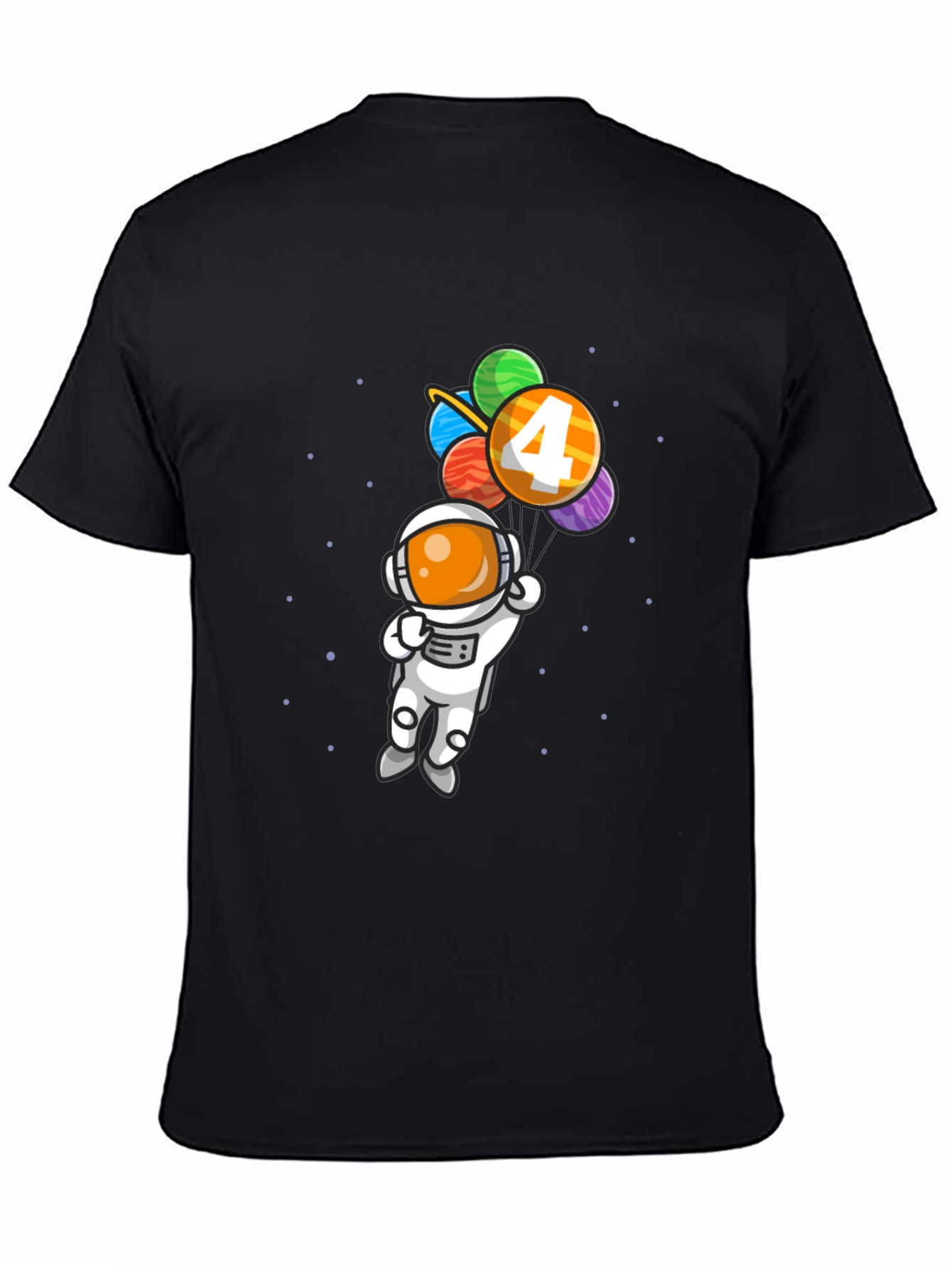 Astronaut Birthday Shirt - Number 4