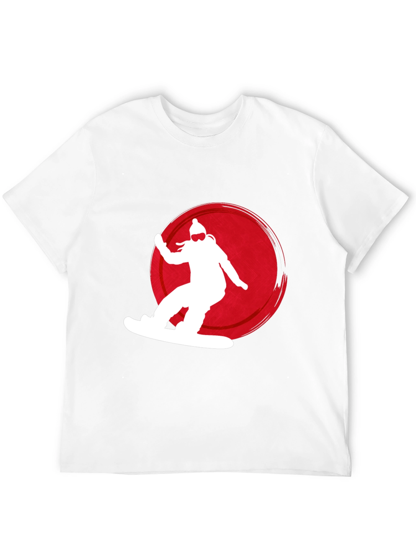 Snowboarder Graphic Tee - Black